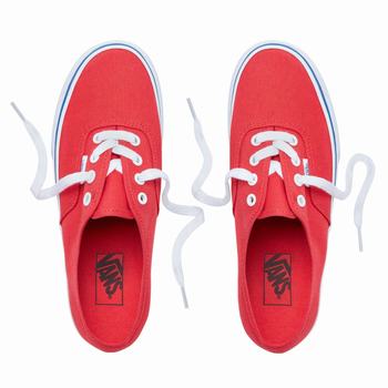 Damske Tenisky Vans Canvas Authentic Platform 2.0 Červené Biele VA15OWAQR